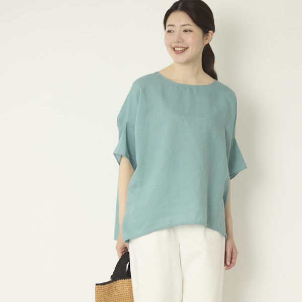 Kilka/涼しくて袖口から下着が見えにくいオーバーブラウス